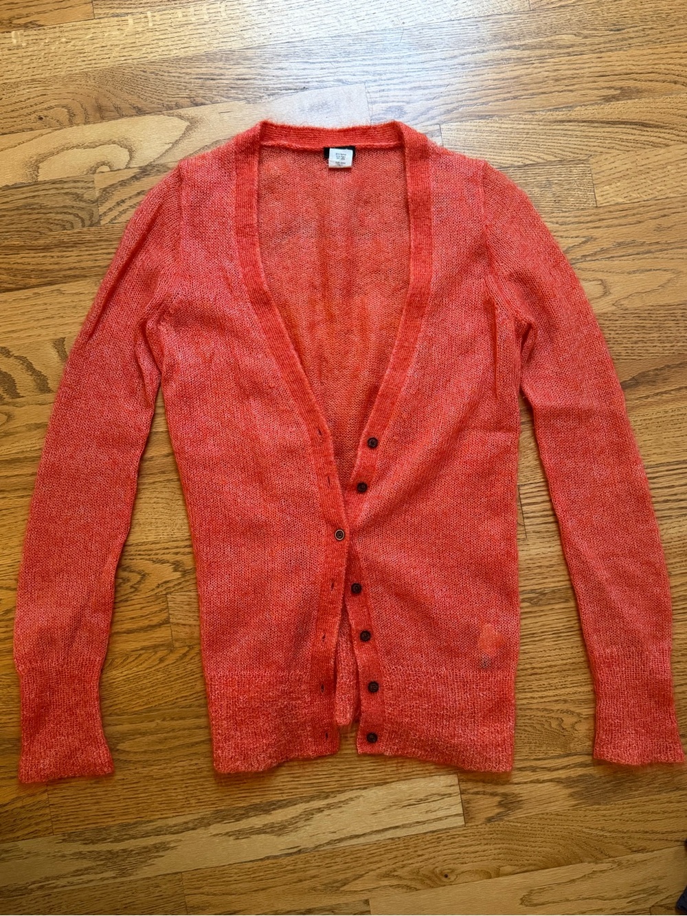 J. Crew V-Neck Cardigan mohair wool blend size XS